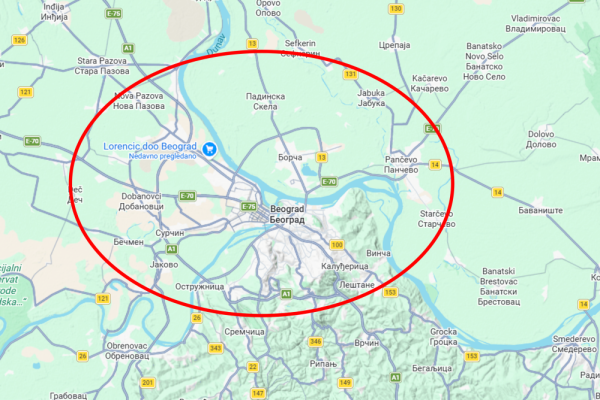 DNEVNI RAZVOZ ROBE - BEOGRAD